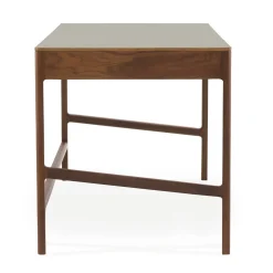 Cheap Domus 3-Drawer Desk Walnut In Stock | Desks