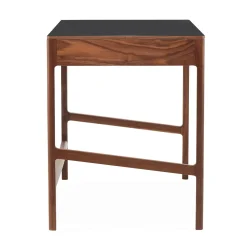 Hot Domus 2-Drawer Desk Walnut In Stock | Desks