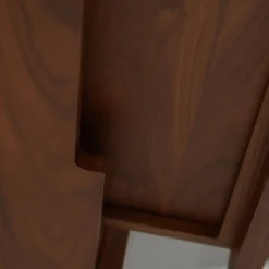Cheap Domus 3-Drawer Desk Walnut In Stock | Desks