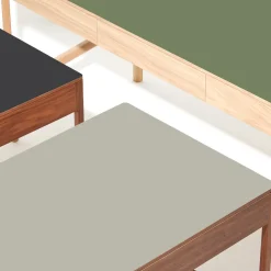 Hot Domus 2-Drawer Desk Walnut In Stock | Desks