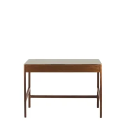 Hot Domus 2-Drawer Desk Walnut In Stock | Desks