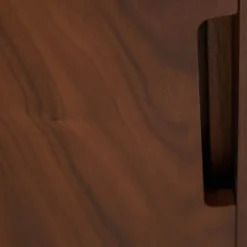 Hot Domus 2-Drawer Desk Walnut In Stock | Desks