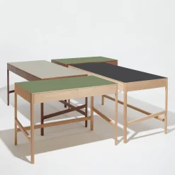 Hot Domus 2-Drawer Desk Walnut In Stock | Desks