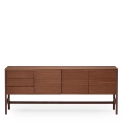 Cheap Domus Sideboard 3 Door Walnut In Stock | Storage