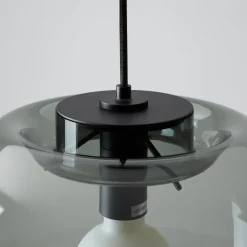 Shop Flo Pendant Light Small Smoked Grey Glass Lighting | Get It In Time For Christmas
