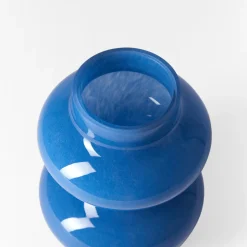 Store Form Glass Vase Cornflower Blue 20cm Vases | Gifts For Home