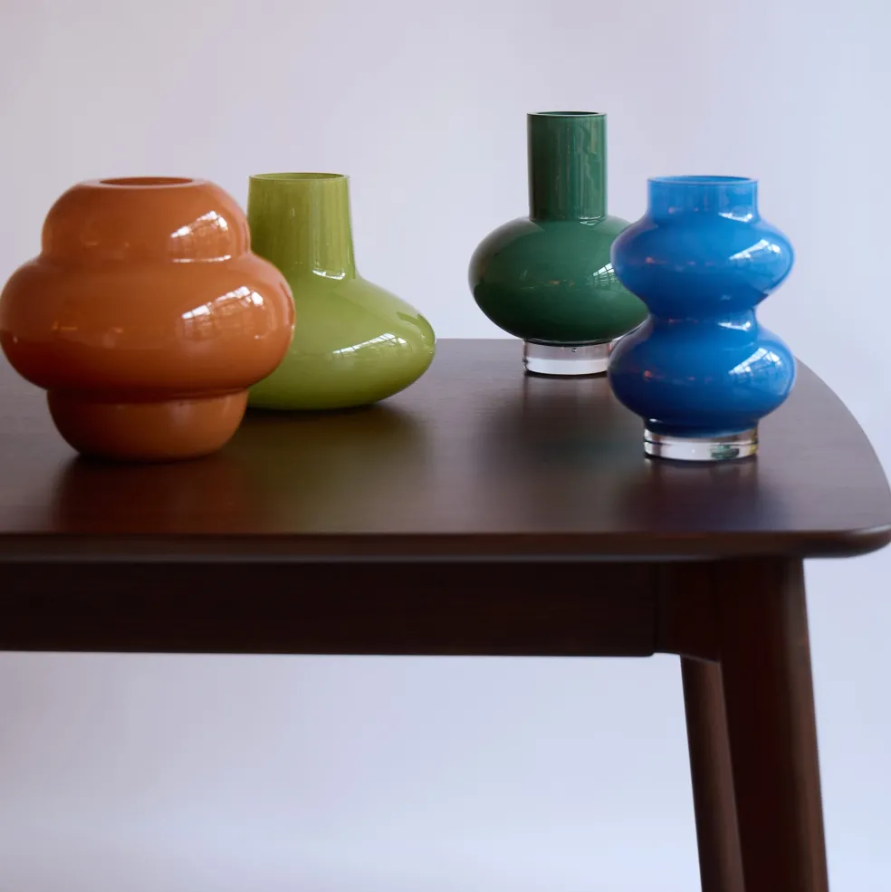 Online Form Glass Vase Moss 19cm Vases | Gifts For Home