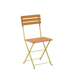 Clearance Grasshopper Folding Outdoor Chair Yellow In Stock | Outdoor Furniture