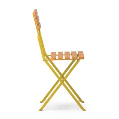 Clearance Grasshopper Folding Outdoor Chair Yellow In Stock | Outdoor Furniture