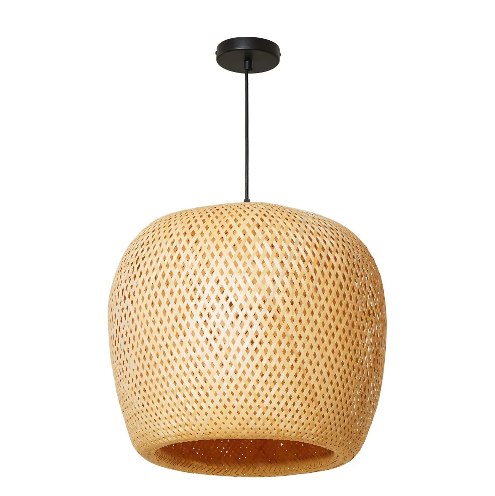 Fashion Hatch Bamboo Shade 50cm Lighting | Get It In Time For Christmas