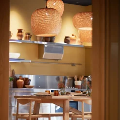 Fashion Hatch Bamboo Shade 50cm Lighting | Get It In Time For Christmas