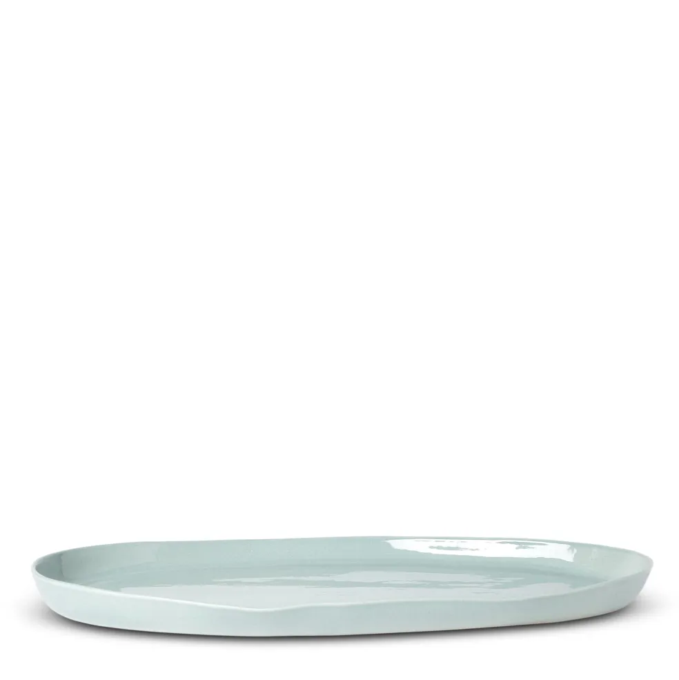 Store Henley Oversized Oval Serving Platter French Grey 50cm Serving Boards & Platters | Table Settings