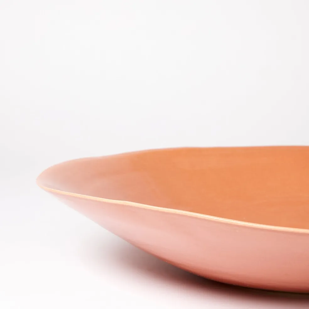 Store Henley Oversized Serving Bowl Coral 40cm Serving Bowls & Utensils | Table Settings