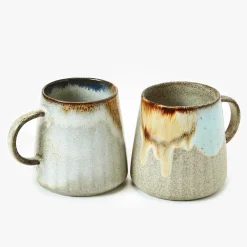 Fashion Ikagai Gobi Reactive Mug Aqua Mugs, Cups & Jugs | Gifts Under £50