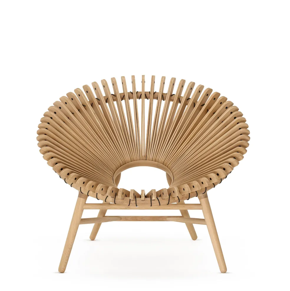 New Iris Lounge Chair Oak In Stock | Chairs, Stools & Benches