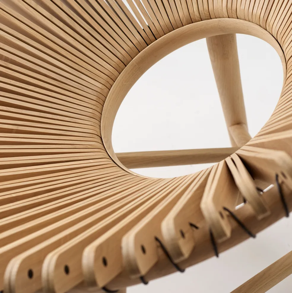 New Iris Lounge Chair Oak In Stock | Chairs, Stools & Benches