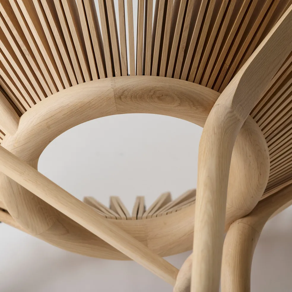 New Iris Lounge Chair Oak In Stock | Chairs, Stools & Benches