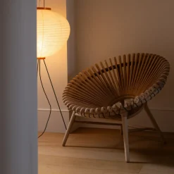 New Iris Lounge Chair Oak In Stock | Chairs, Stools & Benches