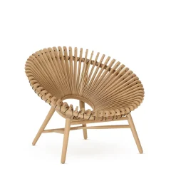New Iris Lounge Chair Oak In Stock | Chairs, Stools & Benches
