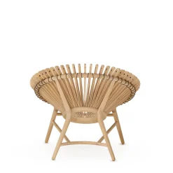 New Iris Lounge Chair Oak In Stock | Chairs, Stools & Benches