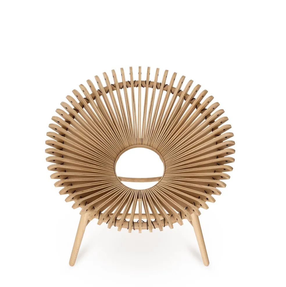 New Iris Lounge Chair Oak In Stock | Chairs, Stools & Benches