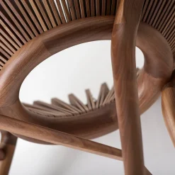 Store Iris Lounge Chair Walnut In Stock | Chairs, Stools & Benches