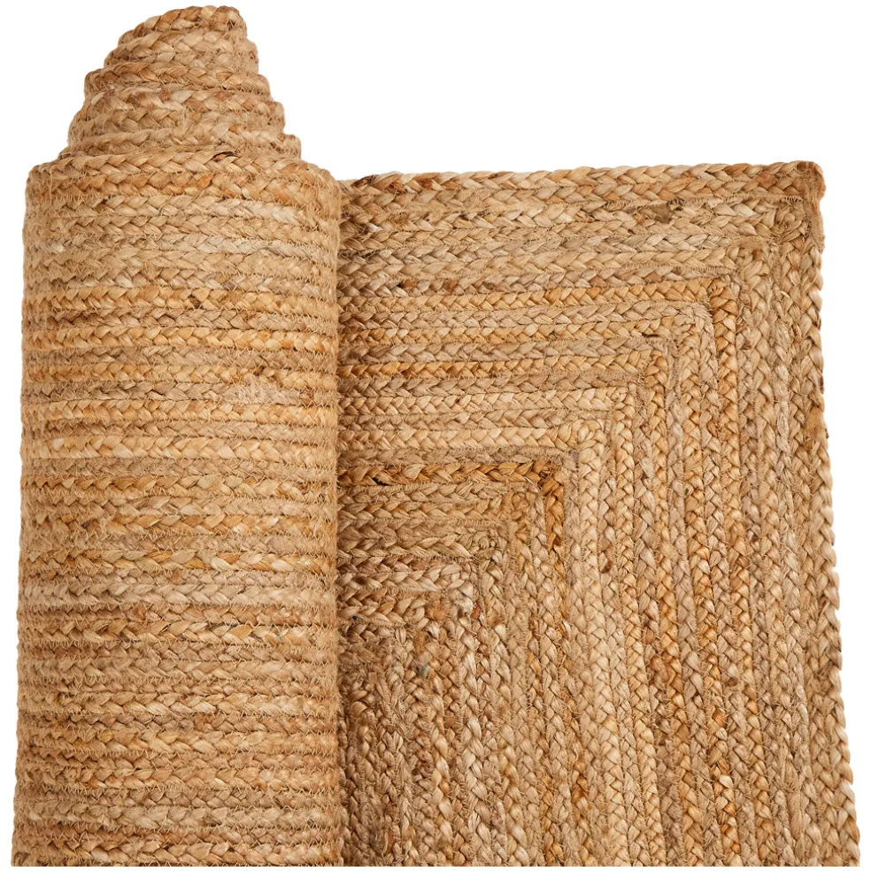 Discount Jute Braided Rug Neutral 200 x 300cm Rugs