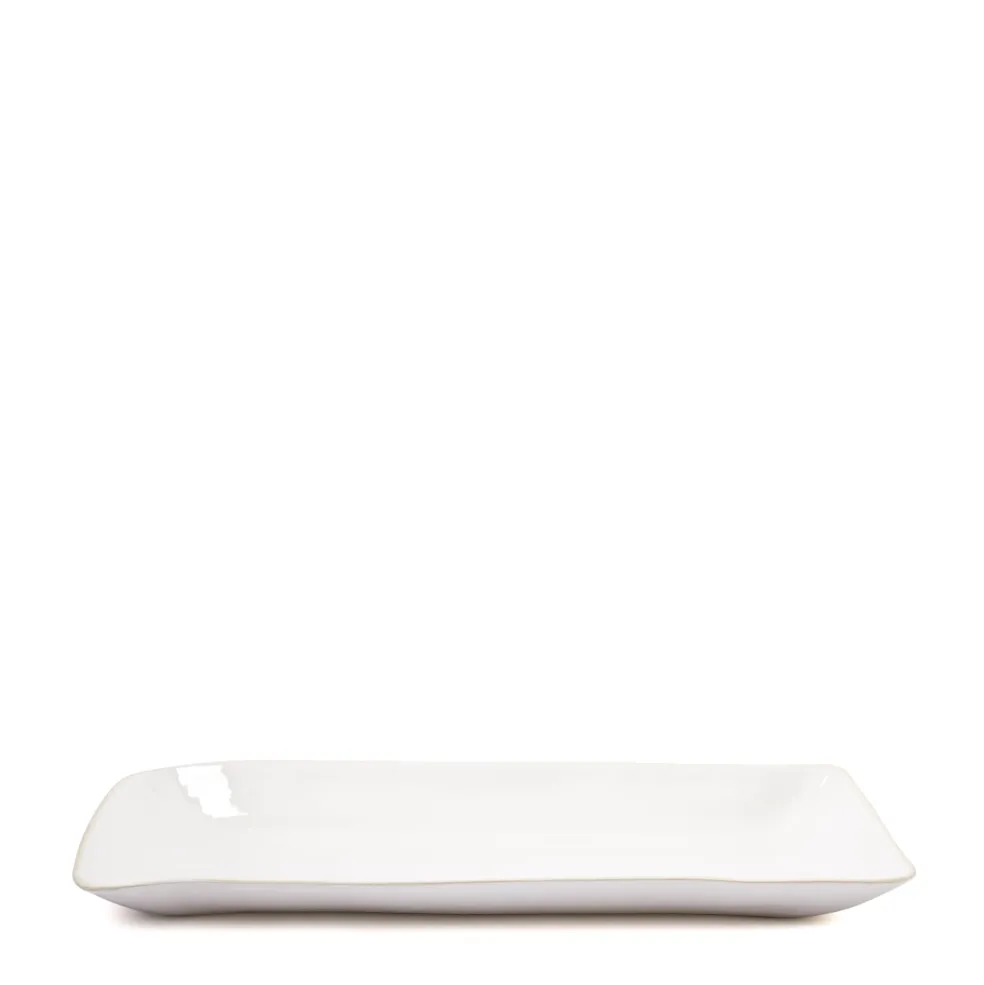 Discount Large Organic Sand Serving Trough White 50cm Serving Bowls & Utensils | Table Settings