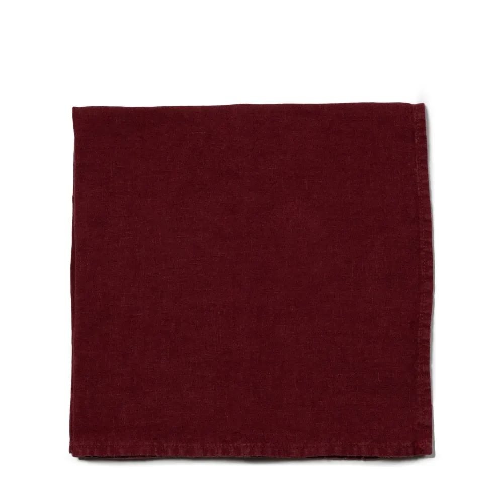 Cheap Linen Burgundy Napkin 47 x 47cm Napkins | Get It In Time For Christmas