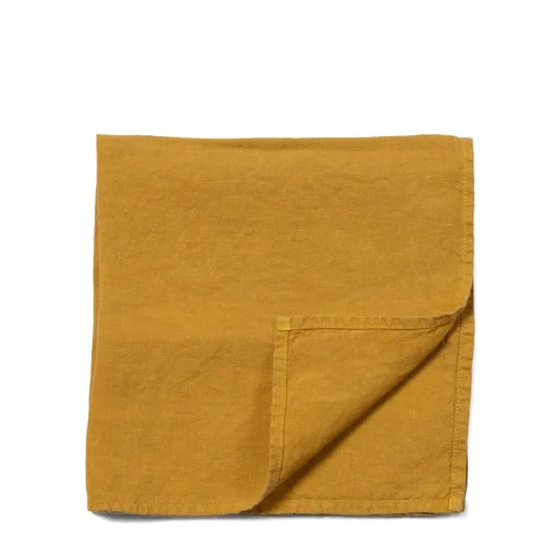 Best Sale Linen Ochre Napkin 47 x 47cm Napkins | Get It In Time For Christmas