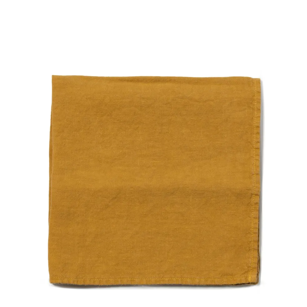 Best Sale Linen Ochre Napkin 47 x 47cm Napkins | Get It In Time For Christmas