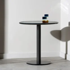Best Sale Mag Bistro Table Charcoal Ceramic 70cm In Stock | Outdoor Furniture