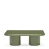 Hot Mag Rectangular Coffee Table Green 80 x 60cm Outdoor Furniture | Coffee & Side Tables