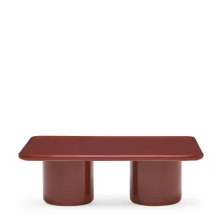 Outlet Mag Rectangular Coffee Table Red 80 x 60cm Outdoor Furniture | Coffee & Side Tables
