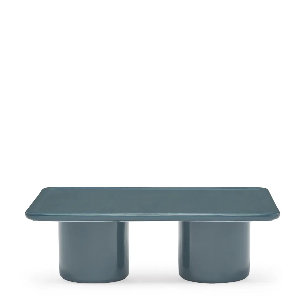 Discount Mag Rectangular Coffee Table Dark Blue 80 x 60cm In Stock | Outdoor Furniture