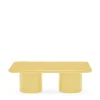 Hot Mag Rectangular Coffee Table Yellow 80 x 60cm In Stock | Outdoor Furniture