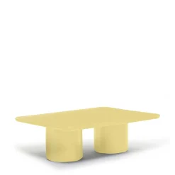 Hot Mag Rectangular Coffee Table Yellow 80 x 60cm In Stock | Outdoor Furniture
