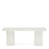 Clearance Mag Rectangular Low Side Table Chalk 90 x 40cm In Stock | Outdoor Furniture