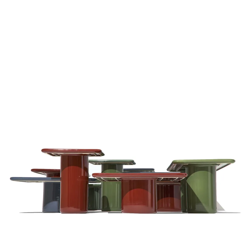Clearance Mag Rectangular Low Side Table Chalk 90 x 40cm In Stock | Outdoor Furniture