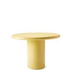 New Mag Round Low Side Table Yellow 50cm In Stock | Outdoor Furniture