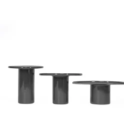 Discount Mag Round Tall Side Charcoal 40cm Outdoor Furniture | Coffee & Side Tables