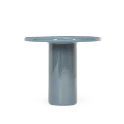 Discount Mag Round Tall Side Table Dark Blue 40cm In Stock | Outdoor Furniture