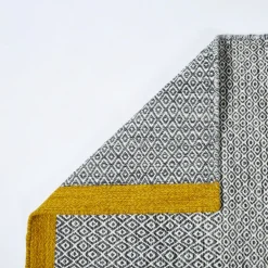 Store Mini Diamond Kilim Rug Charcoal & Pollen 200 x 300cm Rugs