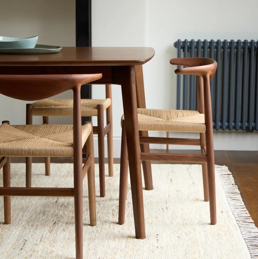 Store Ninety Extending Dining Table Dark Walnut 160cm Dining Tables