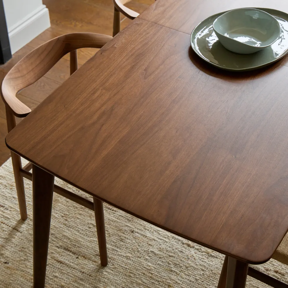 Outlet Ninety Extending Dining Table Dark Walnut 200cm Dining Tables