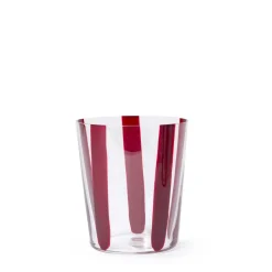 Outlet Nova Stripe Burgundy 360ml (Set of 4) Glassware | Games & Entertaining