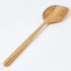 Hot Oak Angled Spoon Serving Bowls & Utensils
