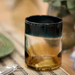 Shop Ombre Tumbler Blue & Amber Glassware