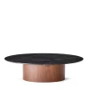 New Orbit Coffee Table Walnut & Black Marble Coffee & Side Tables