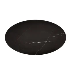 New Orbit Coffee Table Walnut & Black Marble Coffee & Side Tables